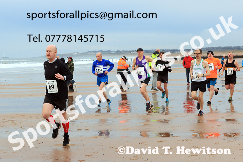 The 2024 Blyth Beach Run, Northumberland.   Photo: David T. Hewitson/Sports for All Pics